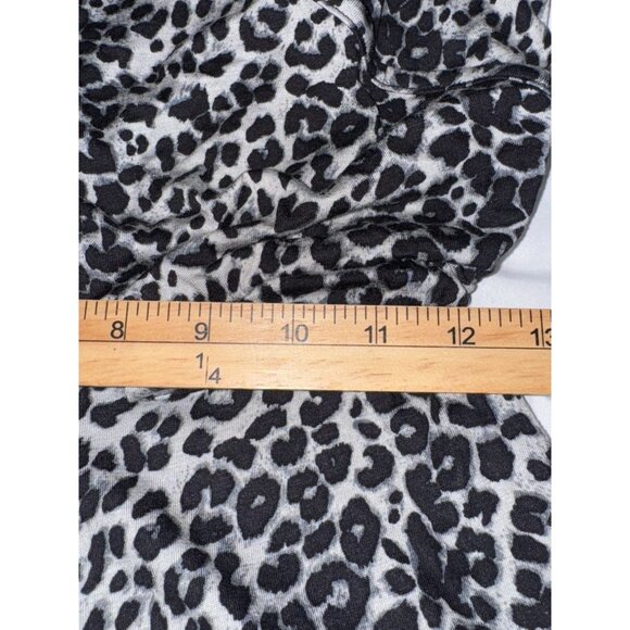 Loveappella Womens Leopard Print Jumpsuit Sleeveless Racerback Rayon Blend Size - Picture 10 of 11